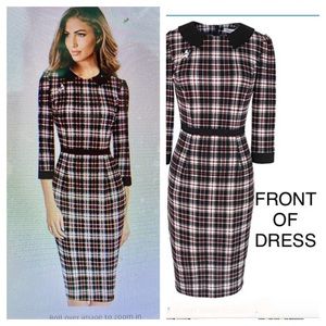 Vfemage Women’s Wear to Work Business Bodycon Sheath Dress